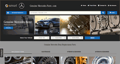 Desktop Screenshot of genuinemercedesparts.com